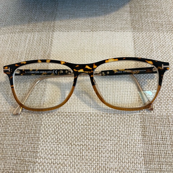 Tom Ford Brown Tortoise Eyeglasses - Picture 2 of 6